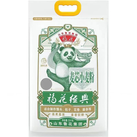 鲁花 熊猫系列 麦芯小麦粉 5kg图片