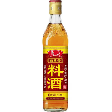 鲁花 自然香 料酒 500ml图片