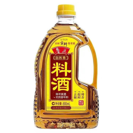 鲁花 自然香 料酒 800ml