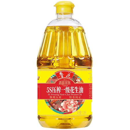 鲁花 香味家族系列 5s压榨一级花生油 1.8L