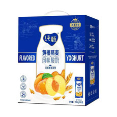 蒙牛 纯甄 果粒酸奶 黄桃燕麦口味 200ml*10盒/箱