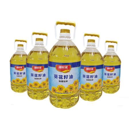 绿叶花 葵花籽油5L/桶