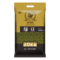 老爷岭 杂粮 生态绿豆1kg