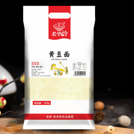 老爷岭 杂粮 黄豆面700g图片