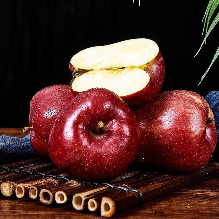 鲜小盼 甘肃天水花牛苹果3斤新鲜水果当季红蛇粉面当季苹果图片