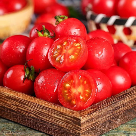 鲜小盼 圣女果小番茄樱桃小西红柿3斤水果新鲜产地直发包邮图片