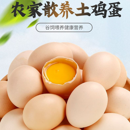 鲜小盼 【10枚】农家散养土鸡蛋玉米蛋鲜草鸡蛋正宗杂粮笨鸡蛋图片