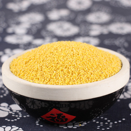 鲜小盼 黄小米【400g】农家小米粥食用小黄米新米月子米五谷杂粮图片
