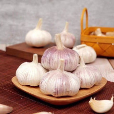 鲜小盼 紫皮干蒜【5斤】老品种本地蒜种生吃炒菜香辣浓