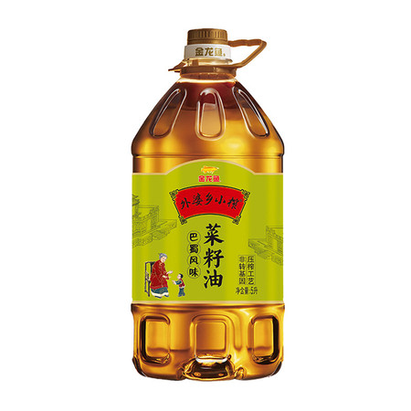 金龙鱼 外婆乡小榨巴蜀风味菜籽油5L图片