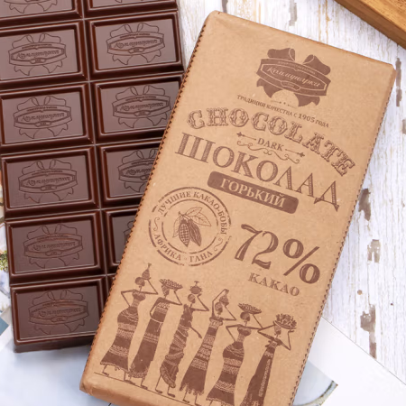康美纳卡 白俄罗斯进口 黑巧克力纯可可脂图片