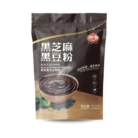 坤予 东北黑芝麻黑豆粉