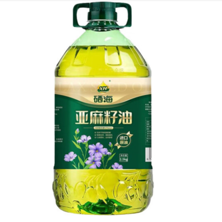 硒海 亚麻籽油2.5L*2瓶装图片