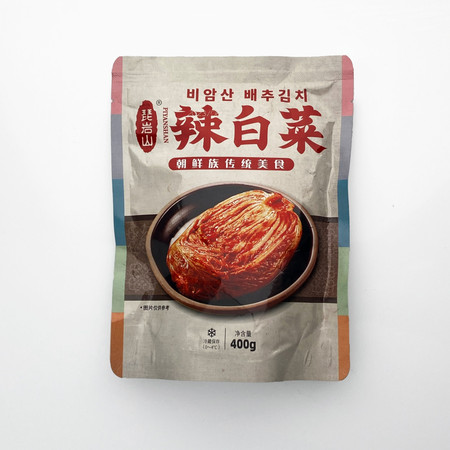 琵岩山 延边特色美食辣白菜400g*3袋