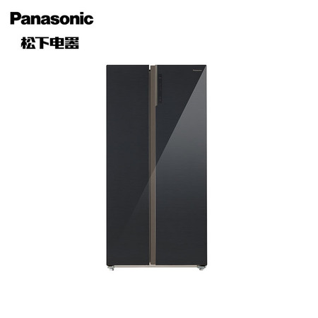 松下/PANASONIC 640升容量高端磨砂钢化玻璃面板 NR-B651WG-DG