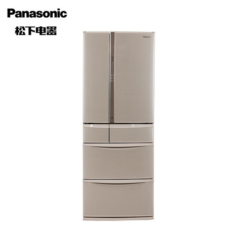 松下/PANASONIC 489升进口冰箱全开抽屉自动制 NR-F504VT-N5