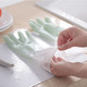 宝家洁 家务加长清洁手套用柔软亲肤PVC材质一双 颜色随机