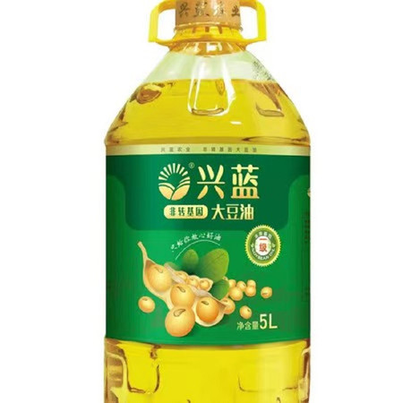 兴蓝 非转基因大豆油5L*4桶/箱图片