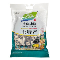  洛阳农品 手绘小镇 赤松茸250g嵩县农家特产原生态绿色菌菇山珍干货