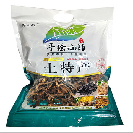  洛阳农品 手绘小镇 茶树菇250g嵩县特产新鲜菌菇干货优质山珍图片