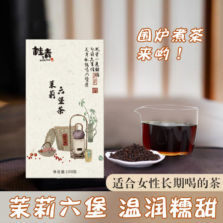 隆盛源 横州市茉莉六堡围炉煮茶款100g/盒