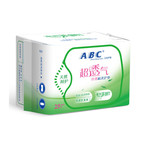 ABC 丝薄棉柔护垫163mm丝薄绵柔护垫25片/包单包（0012）