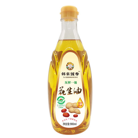 邻家饭香 压榨一级 花生油 980ml 兰考特香花生油