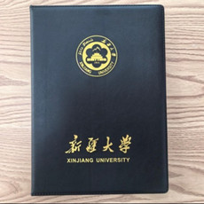 中国邮政 新疆大学校园文创 黑色皮质封面 会议记录