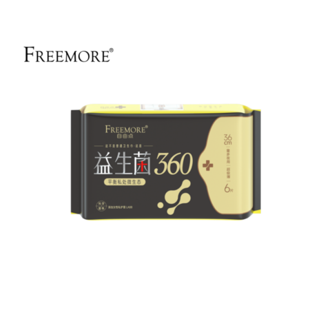 自由点 FREEMORE®益生菌6片360夜用卫生巾