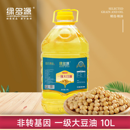 绿多源 一级大豆油10L食用油