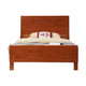 红星鼎龙 宿舍床家用办公卧室床现代简约木制床框架床 1.2米