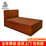 红星鼎龙 宿舍床单人床高箱储物床小户型箱体床实木收纳床现代简约