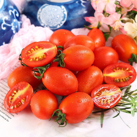 沃丰沃 【助农】圣女果新鲜小番茄水果1斤当季西红柿自然熟生吃沙拉蔬菜图片