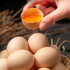 外婆喵 土鸡蛋6枚新鲜初生蛋正宗特产农家山林散养柴鸡蛋五谷草鸡蛋