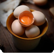 外婆喵 新鲜【土鸡蛋6枚】正宗特产初生蛋农家山林散养柴鸡蛋五谷草鸡蛋