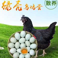 外婆喵 新鲜鸡蛋散养【10枚】正宗乌鸡蛋鸡蛋谷物当日月子蛋