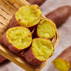 外婆喵 【助农】新鲜南宁板栗红薯农家自种5斤广西番薯皮薄肉厚