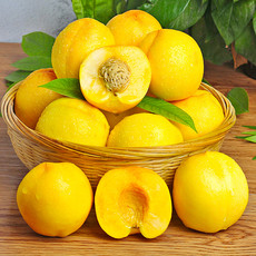 外婆喵 【助农】3斤黄金油桃脆甜桃子黄肉黄心桃子新鲜水果时令生鲜