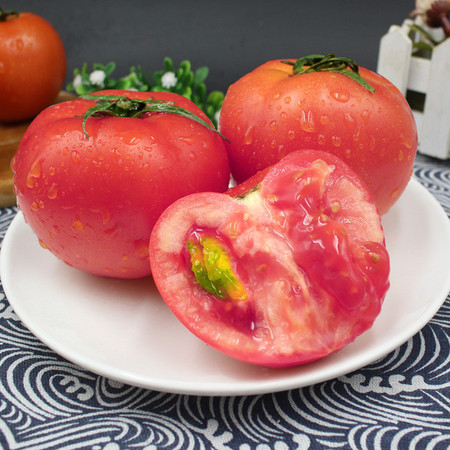 外婆喵 【沙瓤西红柿3斤】正宗陕西普罗旺斯西红柿时令生鲜番茄自然熟图片