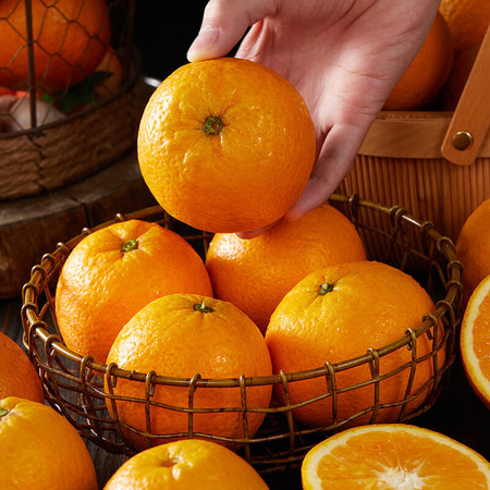 外婆喵 新鲜当季橙子【秭归夏橙2斤】现摘酸甜脐橙伦晚春橙水果图片
