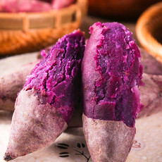外婆喵 沙地紫薯9斤大果新鲜地瓜农家沙地红薯软糯湖北特产紫罗兰紫薯