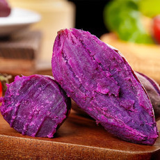 外婆喵 新鲜紫薯5斤当季精品紫薯地瓜软糯香甜健康轻食生鲜蔬菜