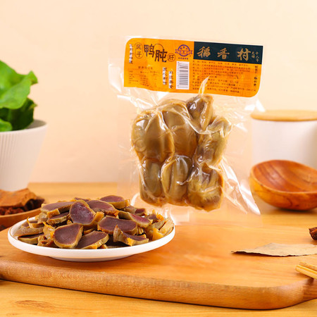 稻香村 风干鸭胗真空卤味即食整只鸭肫休闲零食118g上海特产图片