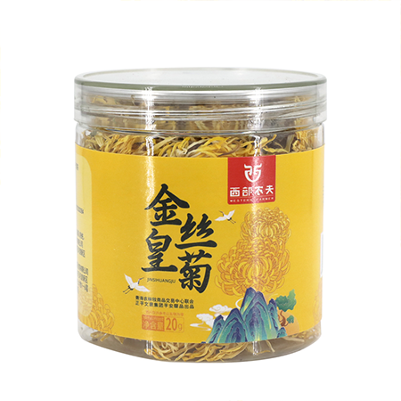 西部农夫 金丝皇菊大菊花茶20g一朵一杯黄菊胎菊贡菊可搭枸杞凉茶图片