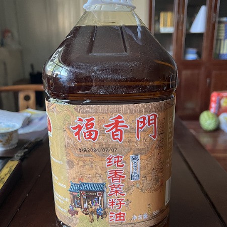 福香门 纯香菜籽油5L