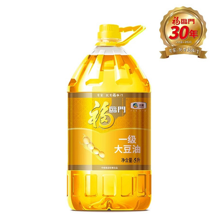 福临门/FULINMEN 中粮【恒鑫】一级大豆油5L*1桶装