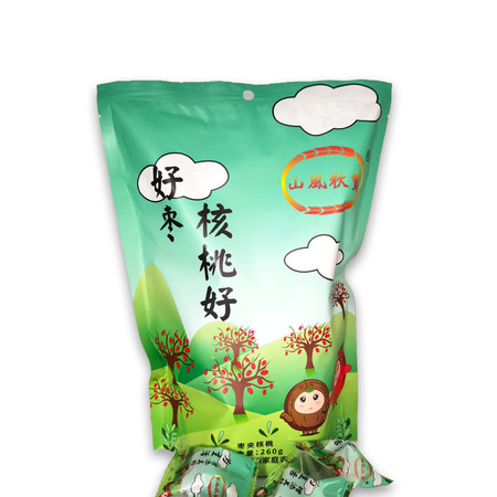 山风秋宝 脱贫县助农枣夹核桃260g/袋图片