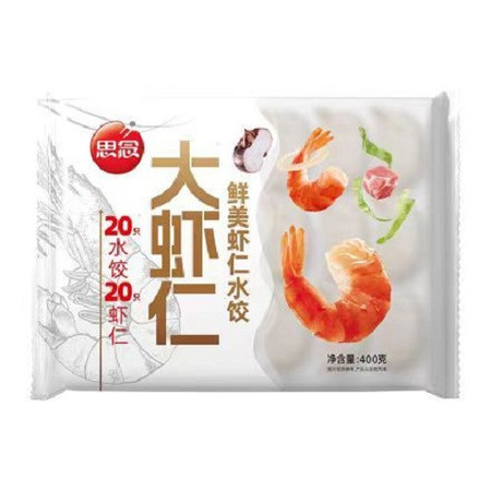 思念 大虾仁鲜美虾仁水饺