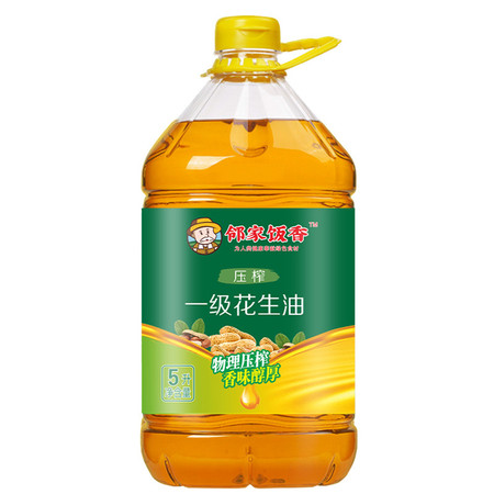 邻家饭香 压榨一级浓香花生油 5L/桶 LJFX176图片