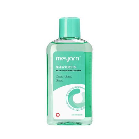 米妍 （meyarn）果漾含氟漱口水500ml/瓶 青柠薄荷